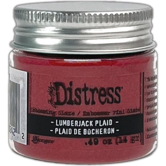 Tim Holtz Distress Embossing Glaze - LUMBERJACK PLAID