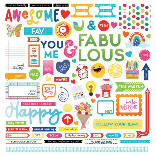 Serendipity - cardstock stickers