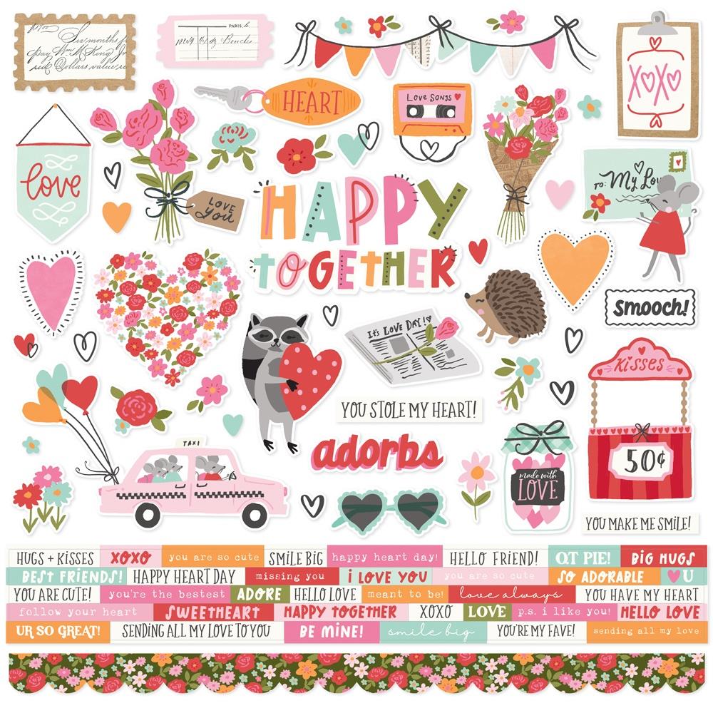 HEARTSTRINGS - Cardstock Stickers