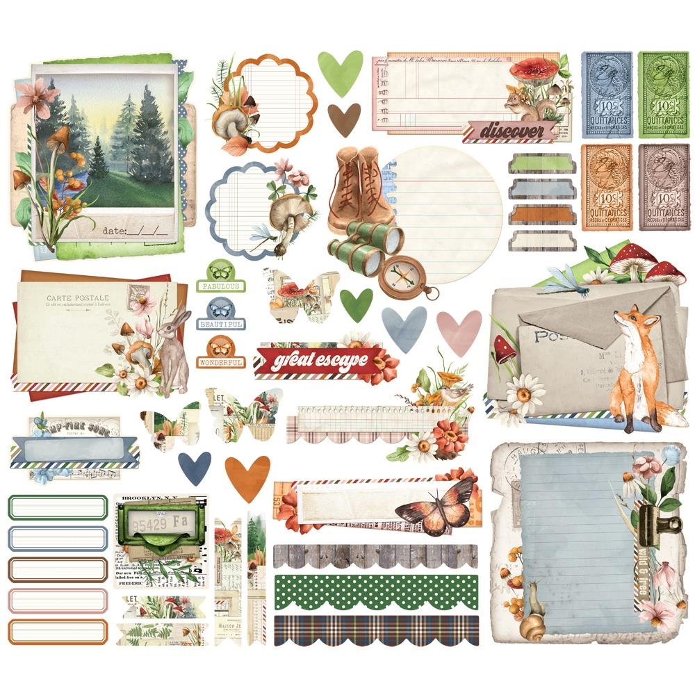 Simple Vintage Woodlands - Ephemera