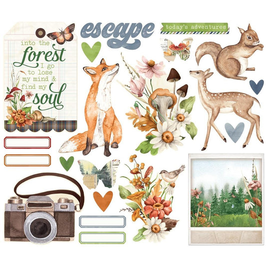 Simple Vintage Woodlands - Big Bits