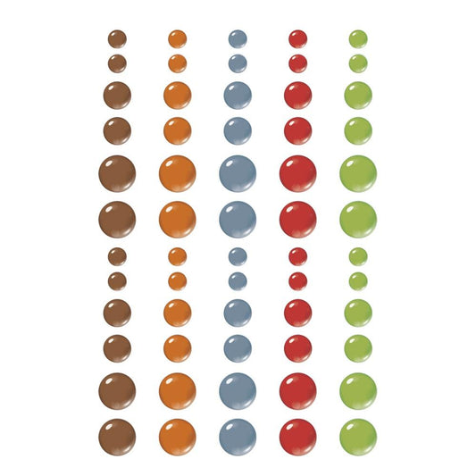 Simple Vintage Woodlands - Glossy Enamel Dots