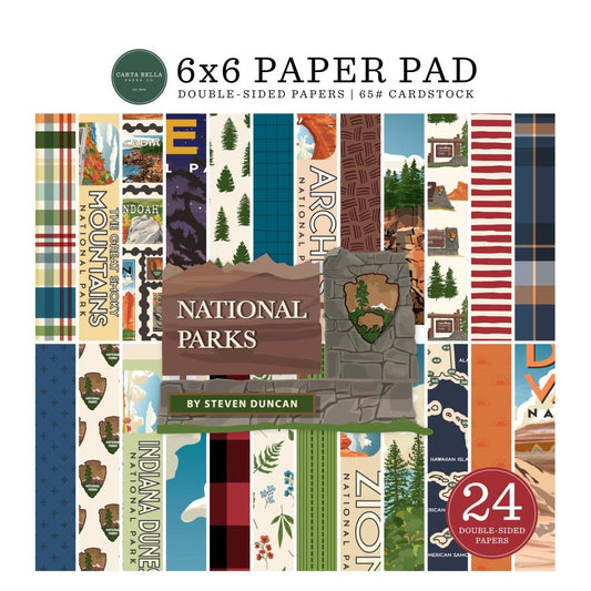 National Parks 6x6 Paper Pad - Carta Bella
