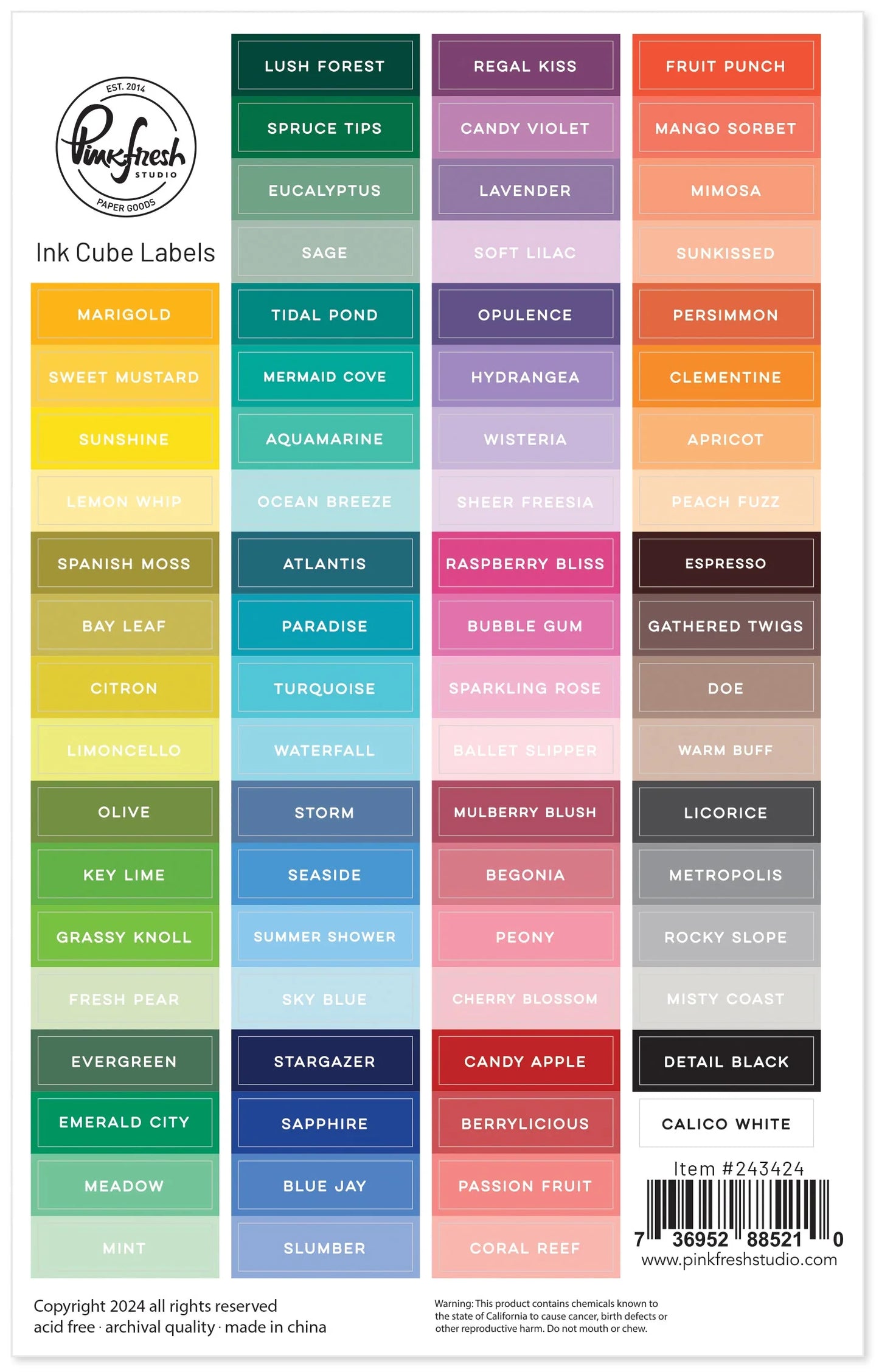 Ink Cube Labels > Pinkfresh Studios