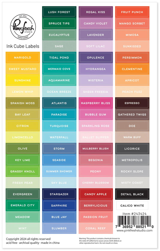 Ink Cube Labels > Pinkfresh Studios
