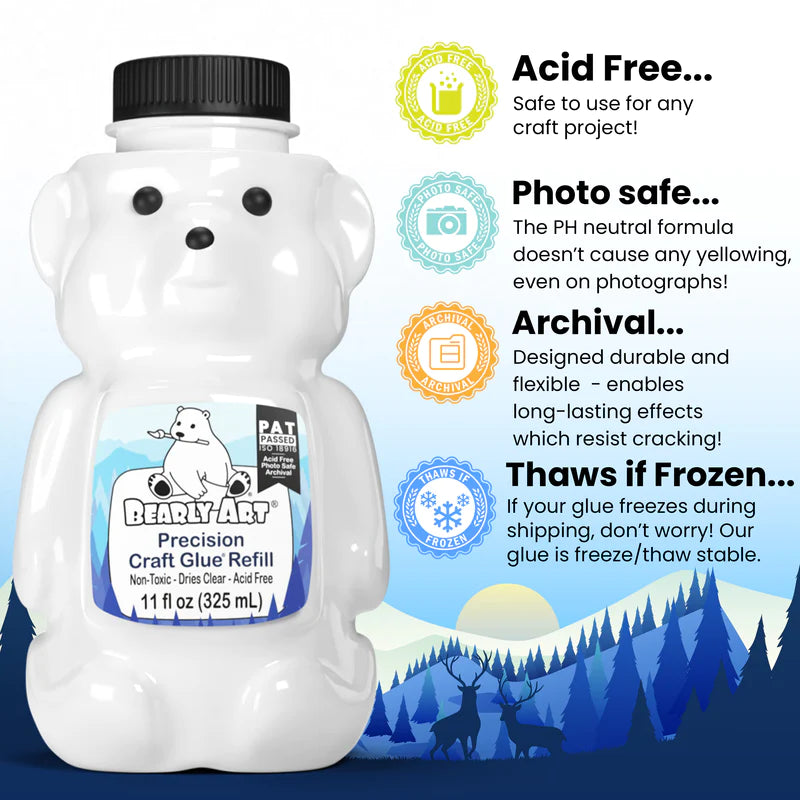 BEARLY ART - Precision Craft Glue REFILL