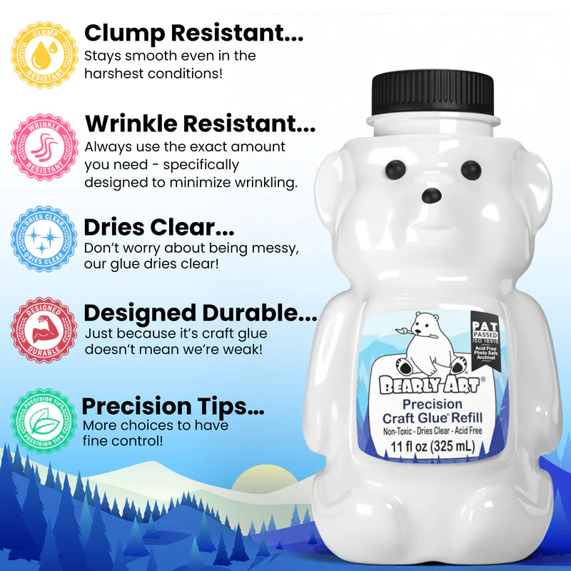 BEARLY ART - Precision Craft Glue REFILL