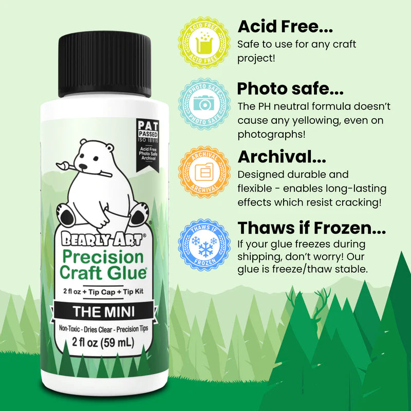 BEARLY ART - Precision Craft Glue MINI