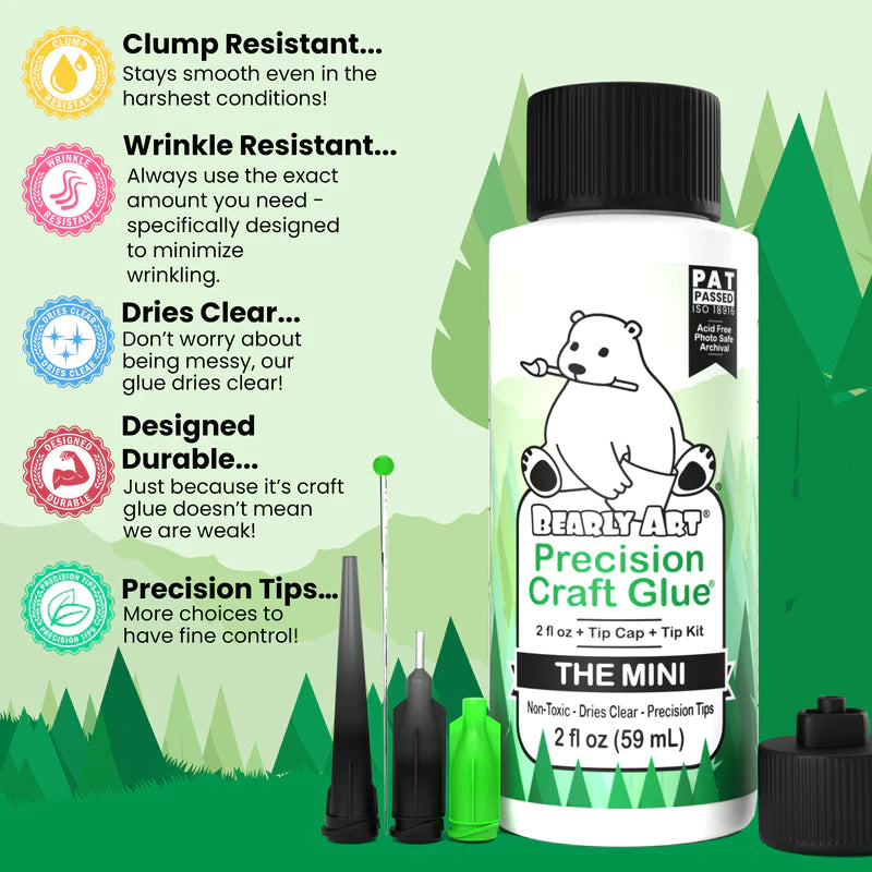 BEARLY ART - Precision Craft Glue MINI
