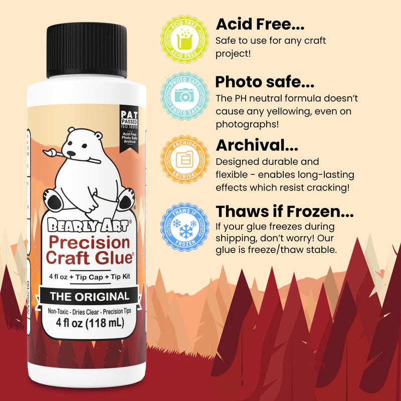 BEARLY ART - Precision Craft Glue ORIGINAL