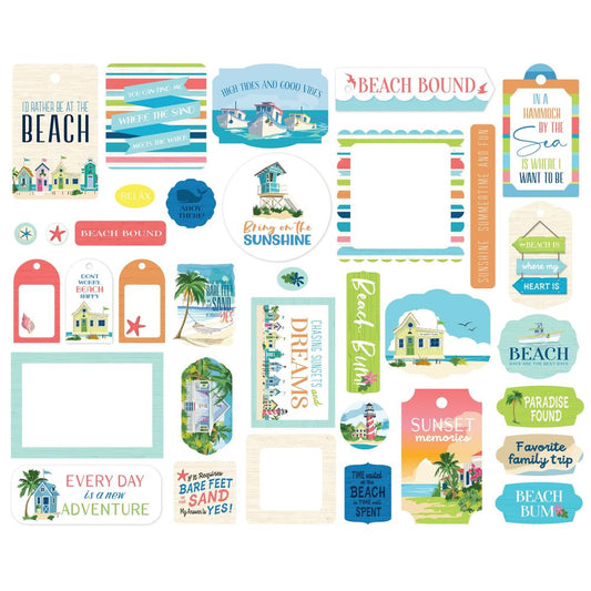 Beach Town - Frames & Tags