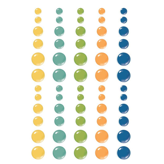 Happy Travels - Glossy Enamel Dots