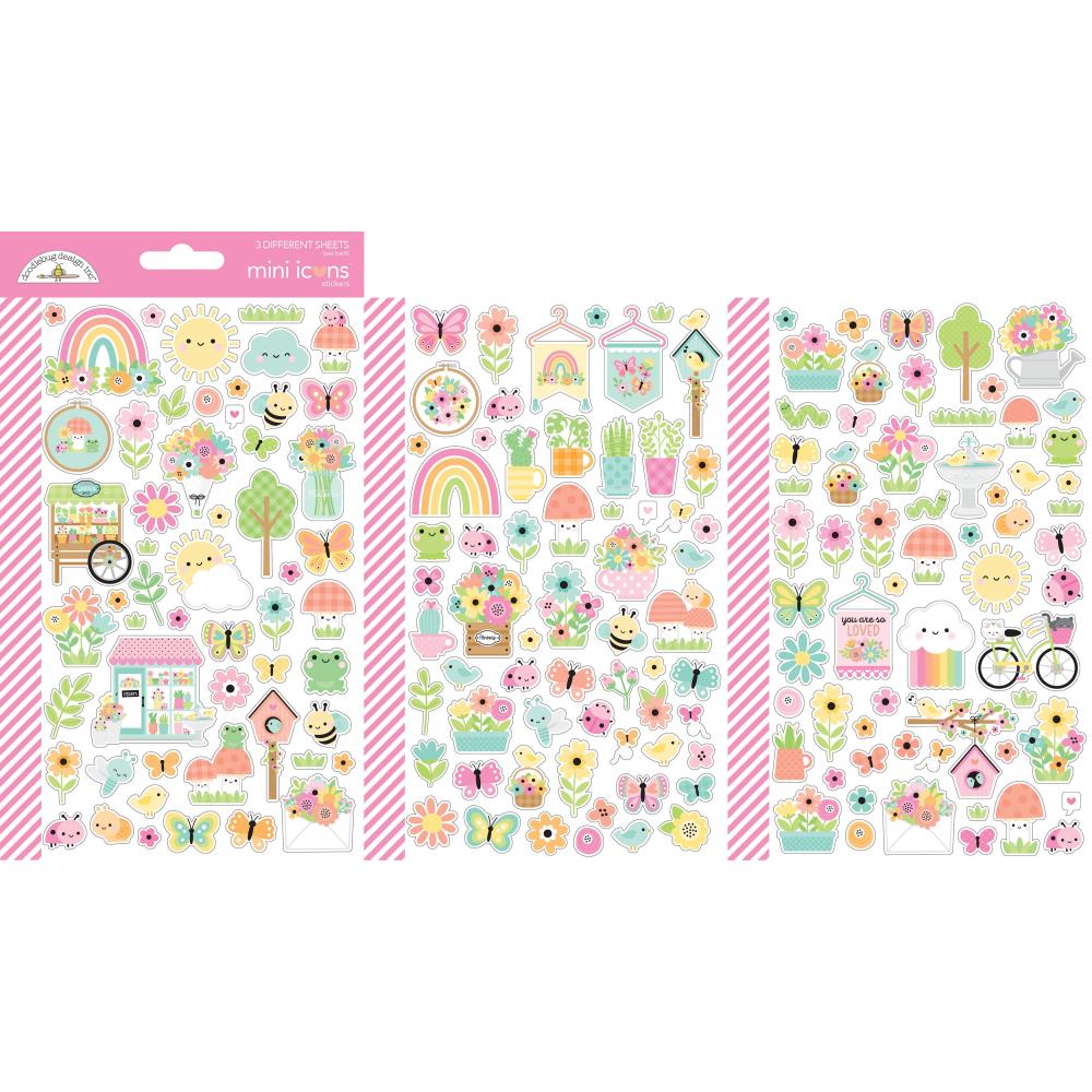Butterfly Kisses - Mini Icon Stickers