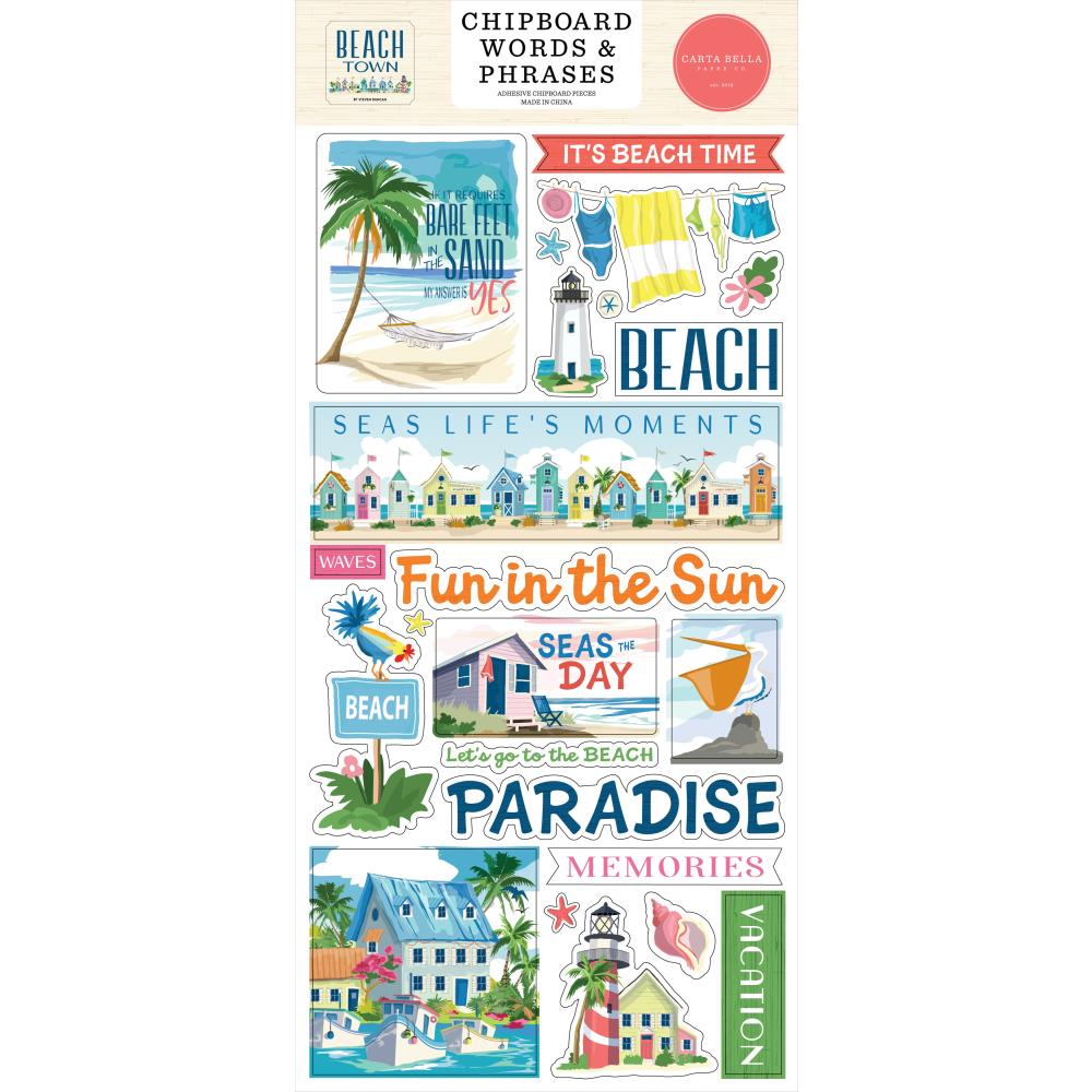 Beach Town - Chipboard